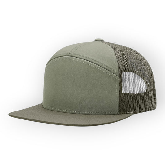 Richardson 168P Hat 7-Panel Trucker Cap Hi-Pro