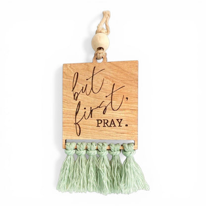 Inspirational Bohemian Macrame Car Charms