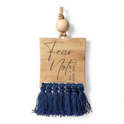 Inspirational Bohemian Macrame Car Charms