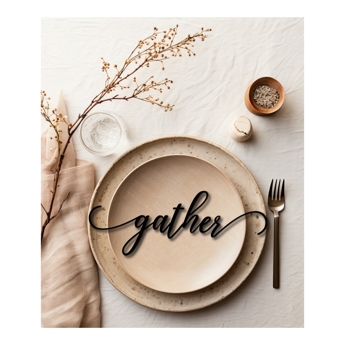 Thanksgiving Dinner Place Cards | Table Decor