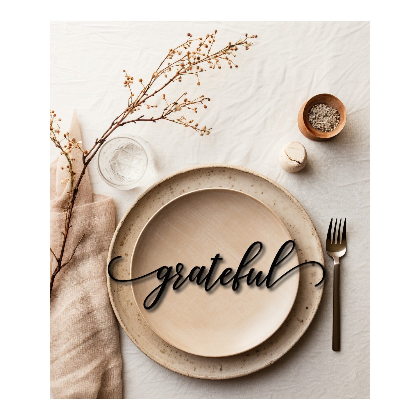 Thanksgiving Dinner Place Cards | Table Decor