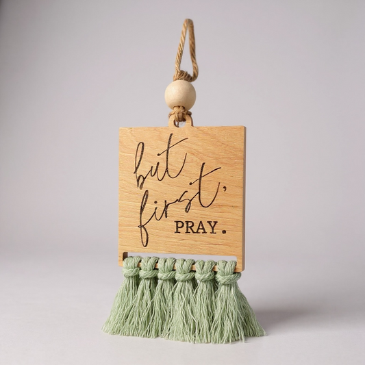 Inspirational Bohemian Macrame Car Charms