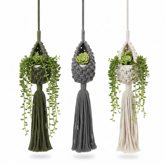 Macrame Mini/Air Plant Hanger | Made to Order