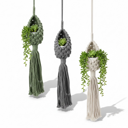 Macrame Mini/Air Plant Hanger | Made to Order