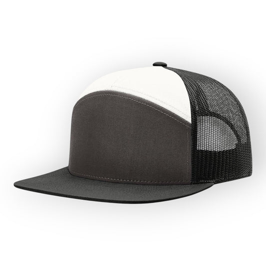 Richardson 168P Hat 7-Panel Trucker Cap Hi-Pro