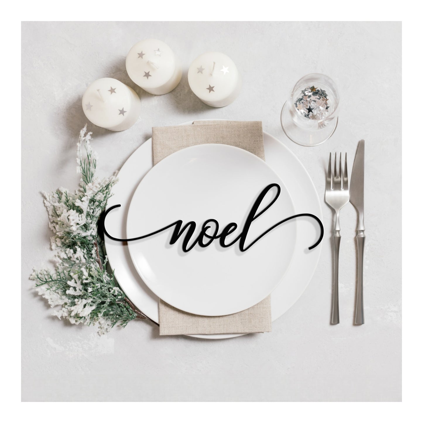 Christmas Dinner Place Cards | Table Decor