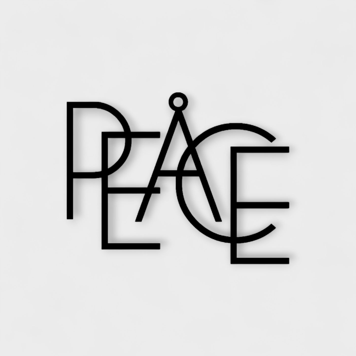 Matte Black Christmas Ornament Set