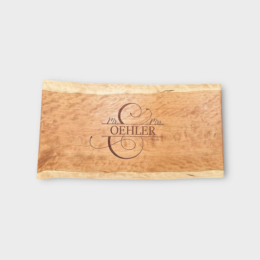 Live Edge Charcuterie Boards (personalizable)