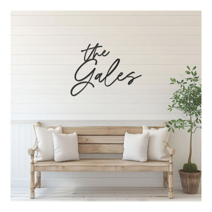 Custom Wooden Name Sign