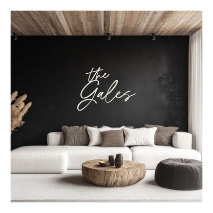 Custom Wooden Name Sign