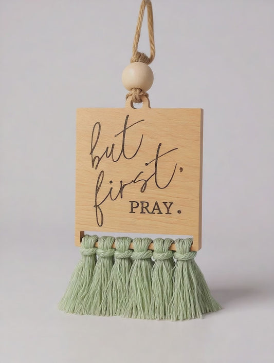 Inspirational Bohemian Macrame Car Charms